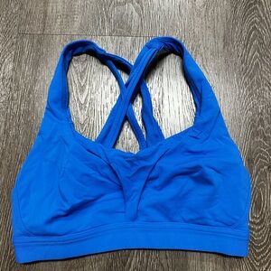 Blue Sports Bra